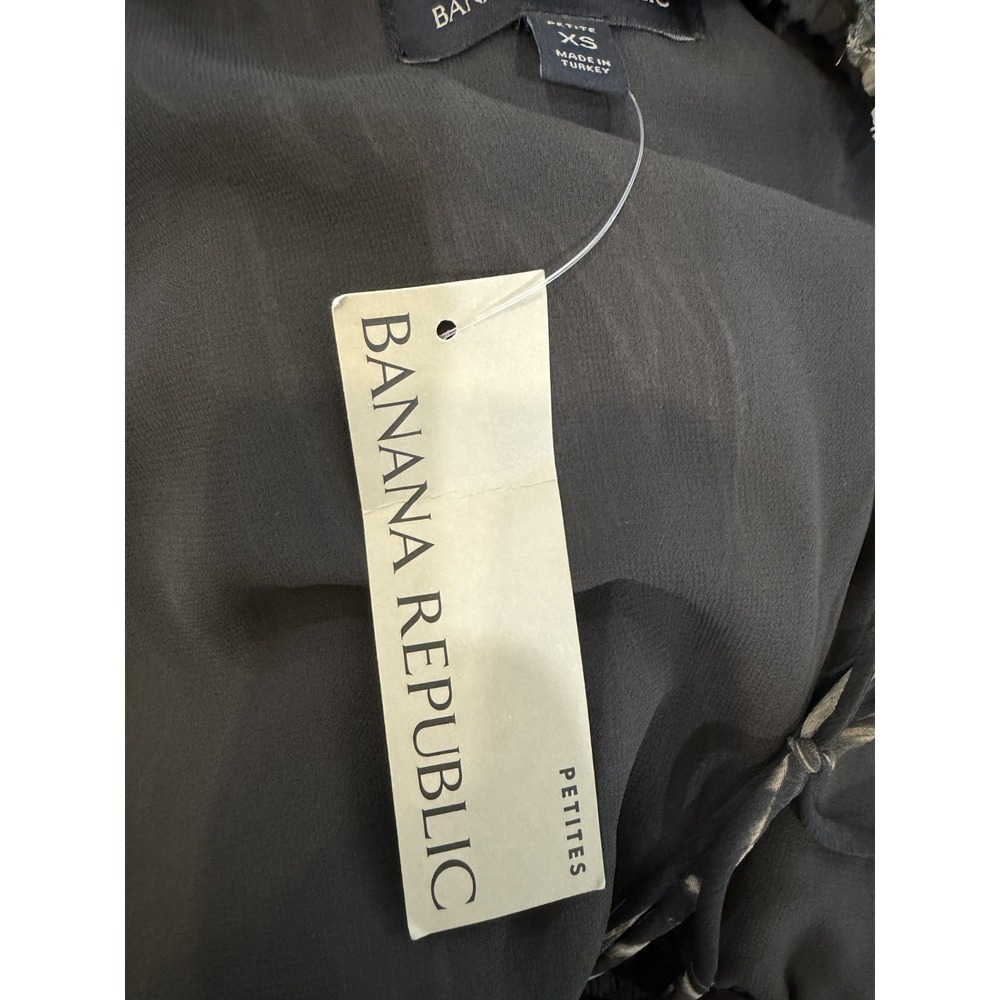 NWT Banana Republic Halter Mini Dress Marble Print in Green & Tan Size PXS - Picture 8 of 11
